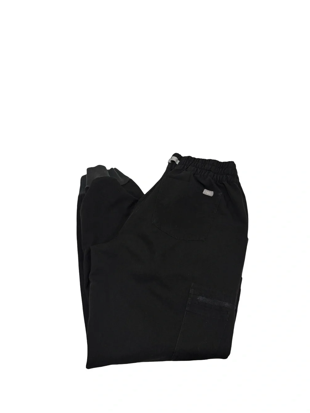 FIGS Womens M Zamora Black Jogger Scrub Pants W20SW2028 Cargo Zip Hospital - Picture 4 of 7
